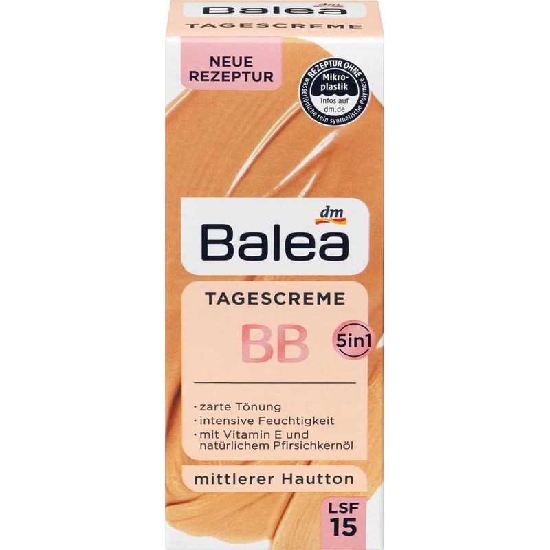 Balea BB Tinted Day Cream Medium Skin Tone 50 ml