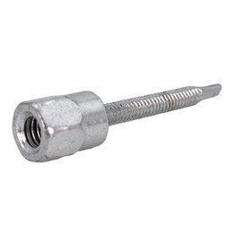 CONFAST® 3/8" Threaded Rod Anchor for Steel, Vertical, 1/4" x 2" (Box of 25)