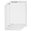 6 Pack To Do List Notepads, Daily Reminder Checklist (8.5