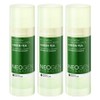 Neogen Dermalogy Real Fresh Green Tea Cleansing Stick, 80g, 3 pieces / 네오젠 더마로지 리얼 프레쉬 그린티 클렌징 스틱, 80g, 3개