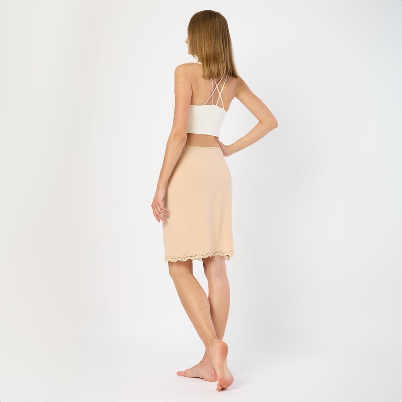Bellivalini Underskirt Women's Comfortable Summer Fashion BLV50-176 (Nude, L)