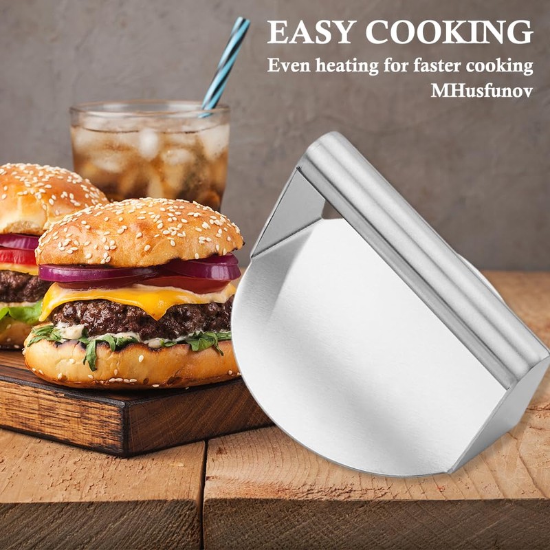 Armo® Stainless Steel Burger Press BBQ Grill Steak Burger Smasher