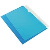 Q-Connect A4 Cut Flush Folder - Blue (Pack of 100)