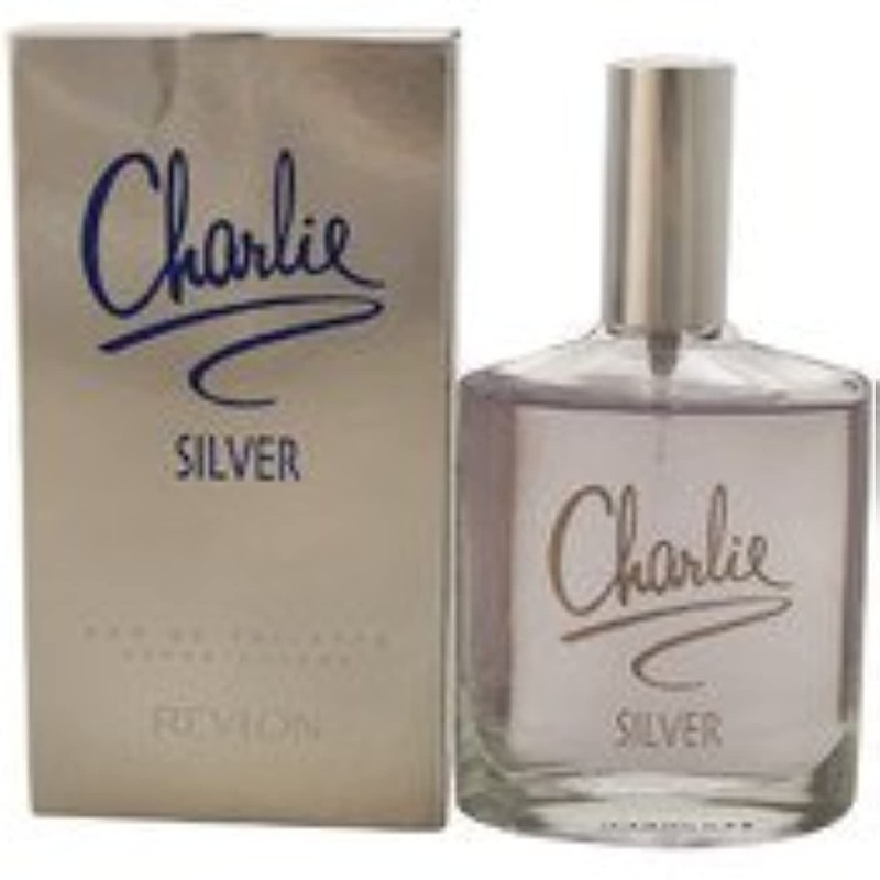 REVLON CHARLIE SILVER 3.4 oz Eau de Toilette Spray NEW
