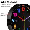 Reloj de pared moderno de 8 pulgadas, funciona con pilas,