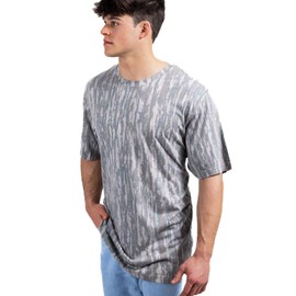 Realtree Faded Camo Jersey Knit Tri-Blend Ultra Soft Crew Neck Shirt - Limited Edition (US, Alpha, 4X-Large, Regular, Regular, Original Camo)