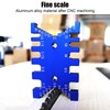 Dovetail Jig Tenon Caliper Aluminum Metric Imperial Scale Card Measuring