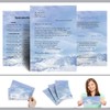 25 Envelopes (Without Window) Winter Motif, Mountains in the Snow