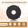 PATIKIL Ceiling Medallion, 2 Pcs 12" OD x 4" ID