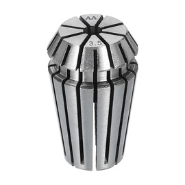 sourcing map Spring Collet Chuck ER16 3.5mm 65Mn Spring Steel Precision Router Collets for CNC Engraving Milling Lathe Tool
