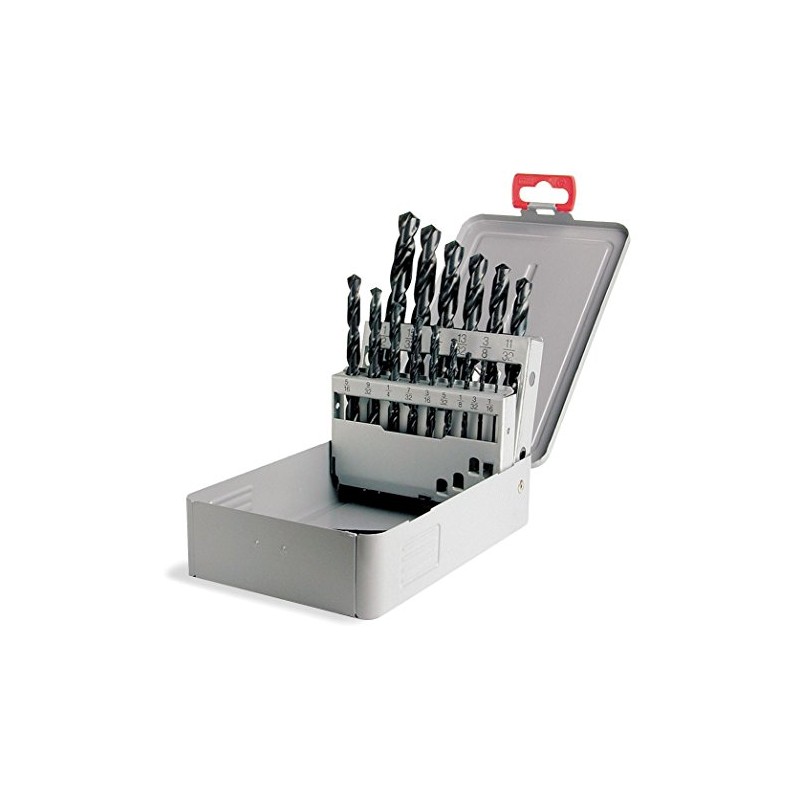 CLE-LINE Jobber Drill Set,15 pc,HSS C21110