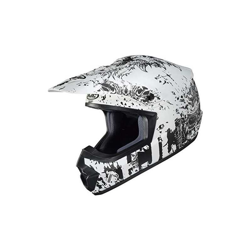 HJC CS-MX 2 Helmet - Creeper (Small) (White)