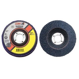 Flap Discs, Z3 -100% Zirconia, Regular - 4-1/2x7/8 z3-36 t29 reg100% za flap disc
