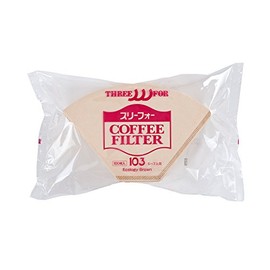 Sanyo Sangyo EB-103-100 THREE FOR EB Series Coffee Filters, 5-7 People, 100 Count