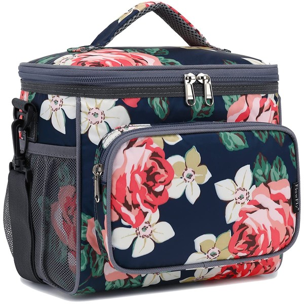 FlowFly Insulated Lunch Bag Adult Lunch Box Large Cooler Tote