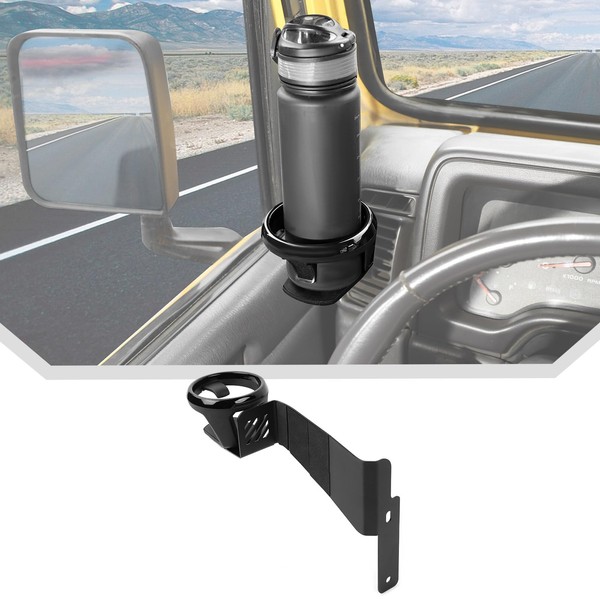 JeCar Front Door Cup Holder Fit for 1997-2006 Jeep Wrangler