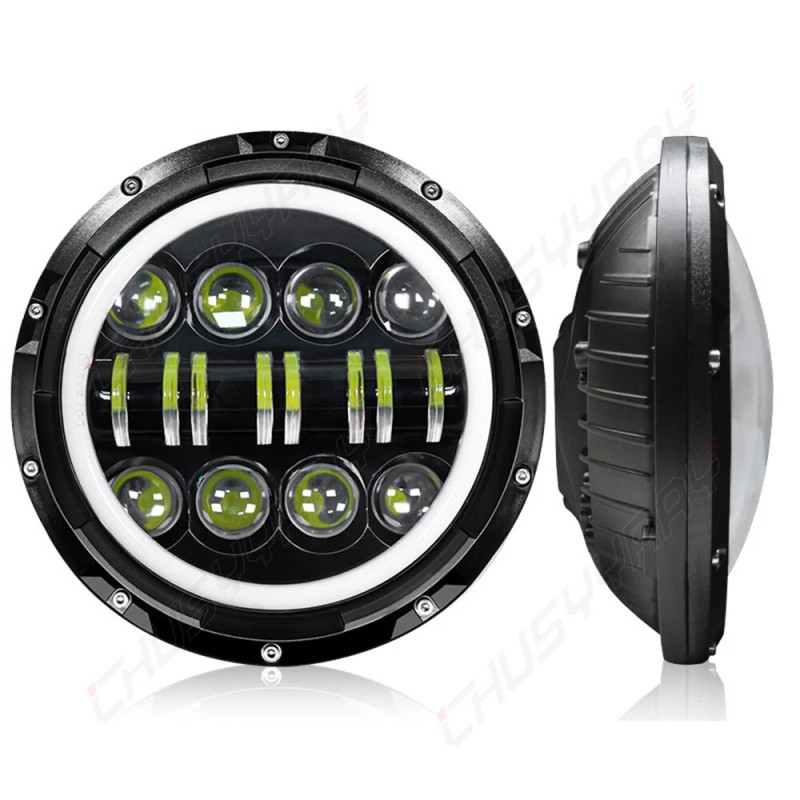 CHUSYYRAY 2025 New 7" inch Round LED Headlight High/Low for