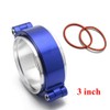 2, 2.5 and 3 Inch Anodized Aluminum Quick-Release V-Band Clamp