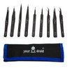 yourDroid ESD Tweezers Set 9 Pieces with Case