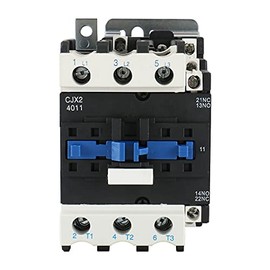 Baomain AC Contactor CJX2-4011 220V 50/60HZ 40Amp 3 Phase 3-Pole NO NC