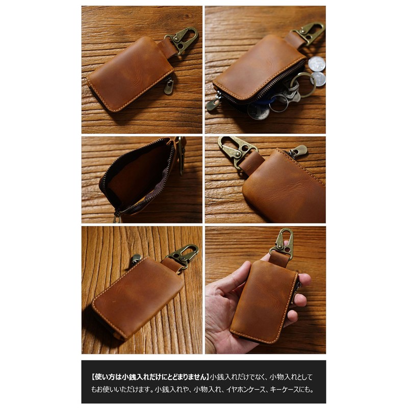 Cenvins Handmade Coin Purse for Men Women Coin Purse Compact