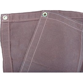 6 Ft. x 8 Ft. Brown 10 Oz. Canvas Tarp