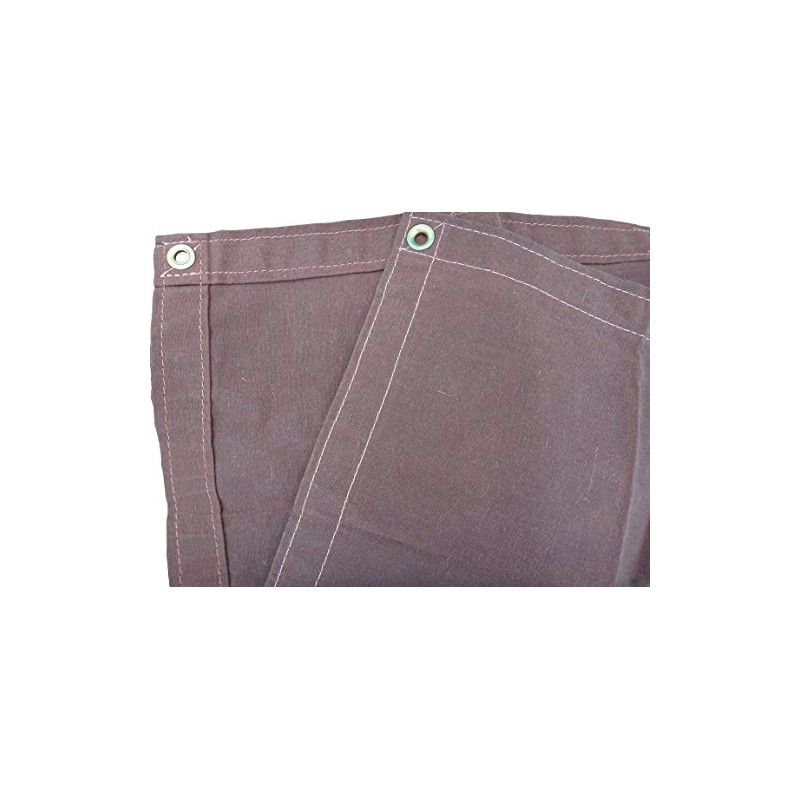 6 Ft. x 8 Ft. Brown 10 Oz. Canvas Tarp
