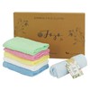 Baby Wash cloth (Coloured pack of 6, Classic)