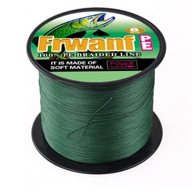 Frwanf Line Fishing Line PE Fishing Line PE Line 8 Strands Super Strong High Sensitivity Abrasion Resistant Low Elongation Fishing Line Boat Fishing Saltwater Fishing Jigging Slow Jigging