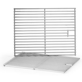 13 x 17 Grill Grate for Nexgrill 4 Burner 720-0830H 720-0783E Expert 720-0789H 720-0789C, 5 Burner 720-0888N 720-0888S, 17Inch Stainless Steel Replacement for Kenmore 41516106210 Master Forge 1010037