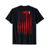 Fireman Thin Red Line American Flag Axe gift Firefighter Dad