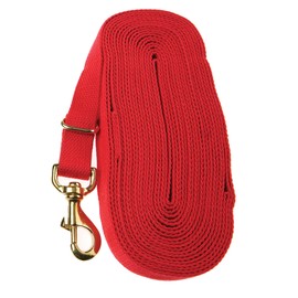 Kincade Lunge Rein, Red, 8m