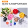 MECCANIXITY 20 Pcs Wicker Rattan Balls Decorative Balls 1.2Inch for