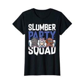 Slumber Party Sleepover Pajama Sleeping Ideas Games T-Shirt