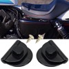 2PC Clips Left Side Battery Cover ABS Plastic for Harley