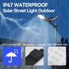9500W Solar Street Lights Outdoor, 40000mAh IP67 Waterproof Solar Security