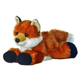 Aurora® Adorable Mini Flopsie™ Foxxie™ Stuffed Animal - Mini Companions Ready for Playful Adventures - for Kids All Ages, Toddlers, Adults, and Families - Orange 8 Inches