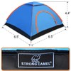 Strong Camel Pop up Camping Tent Portable 3-4 Person for