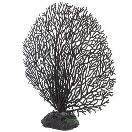 balacoo Aquarium Accessories Tree PVC Ornament Plant Underwater DIY Decorative Tank Desktop Fish Background Decorations Decoration Decor for Home Coral Black Artificial Landscape Delicate