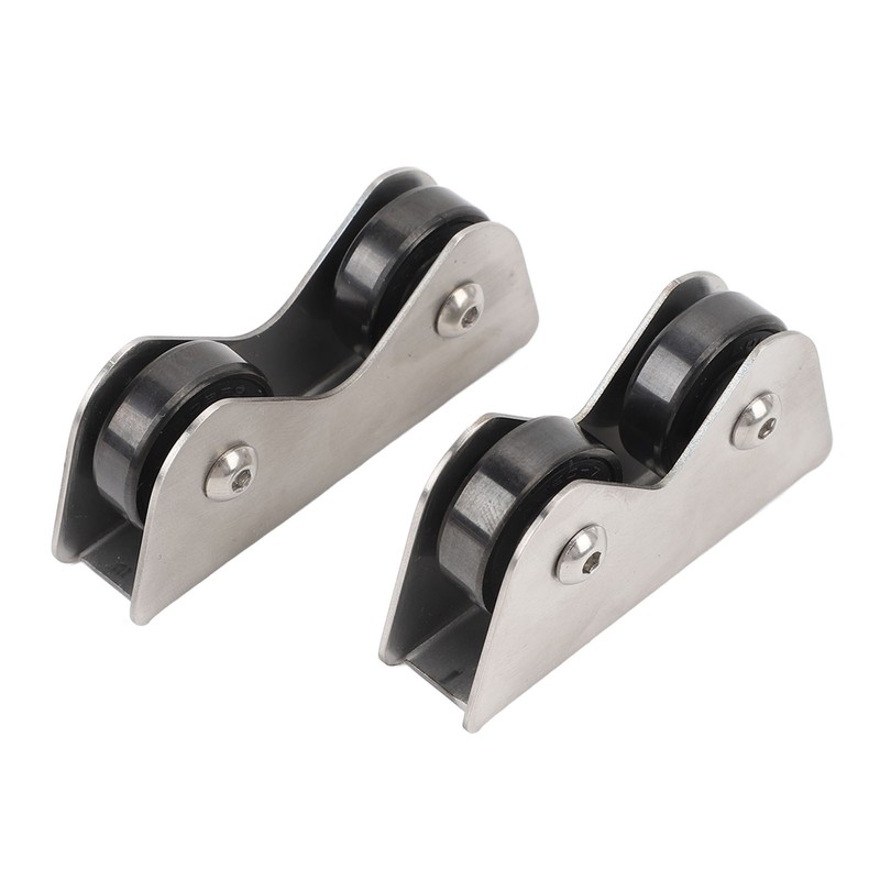 2Pcs Pool Billiard Cue Roller Stainless Steel Billiard Cue Straightness