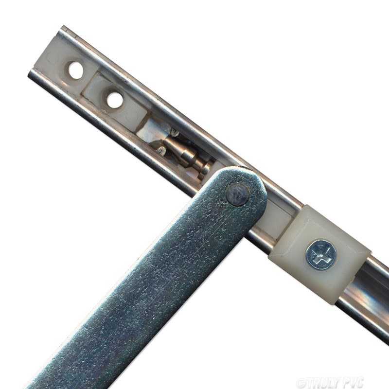 4 x 335mm Passivated Steel Restrictor Door Stay with Adjustable