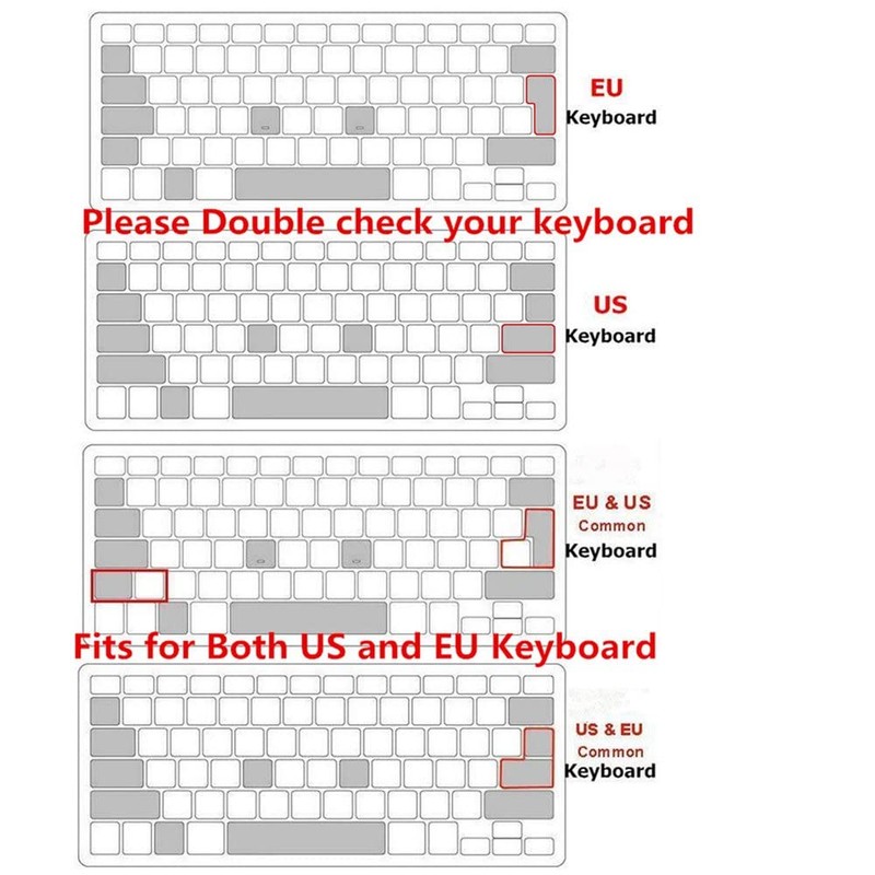 HRH Russian Language Silicone Keyboard Cover Skin for MacBook Pro