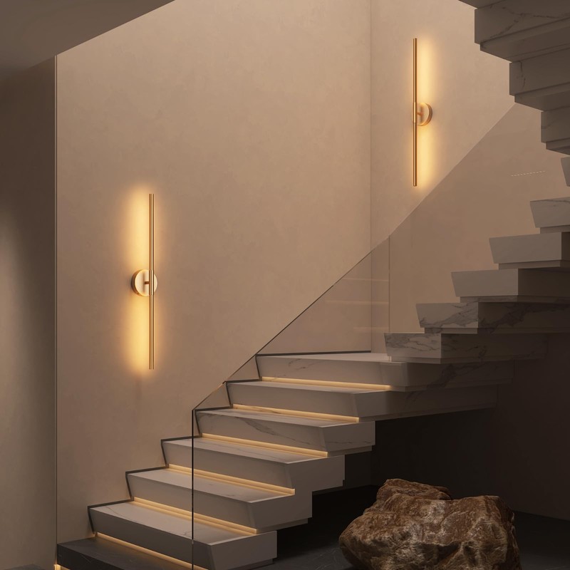 JOFIOS Battery Operated Wall Sconces Set of 2, 360°Rotation Wireless