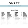 VU100 Dad Daughter Gifts Morse Code Bracelets for Dad Daughter