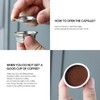 Reusable Coffee Capsule Stainless Steel Refillable Coffee Pod with Brush
