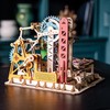 MindWare Gearjits: Carnival Marble Coaster – Wooden Puzzle Marble Run