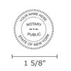 Hubco Premium Notary Seal Embosser | New York (Pink) -