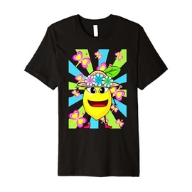 Retro Fruit Lemon Girls Summer Time Children Child Premium T-Shirt