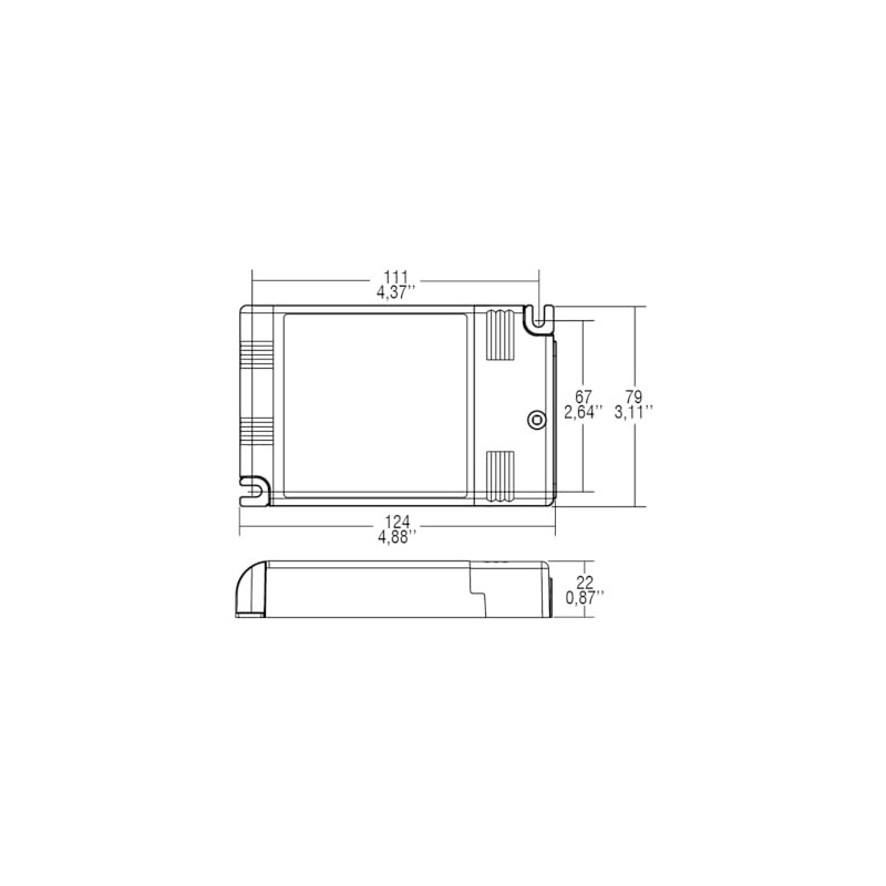 TCI-127413 Maxi Jolly Dali Direct Current Dimmable Electronic Driver with