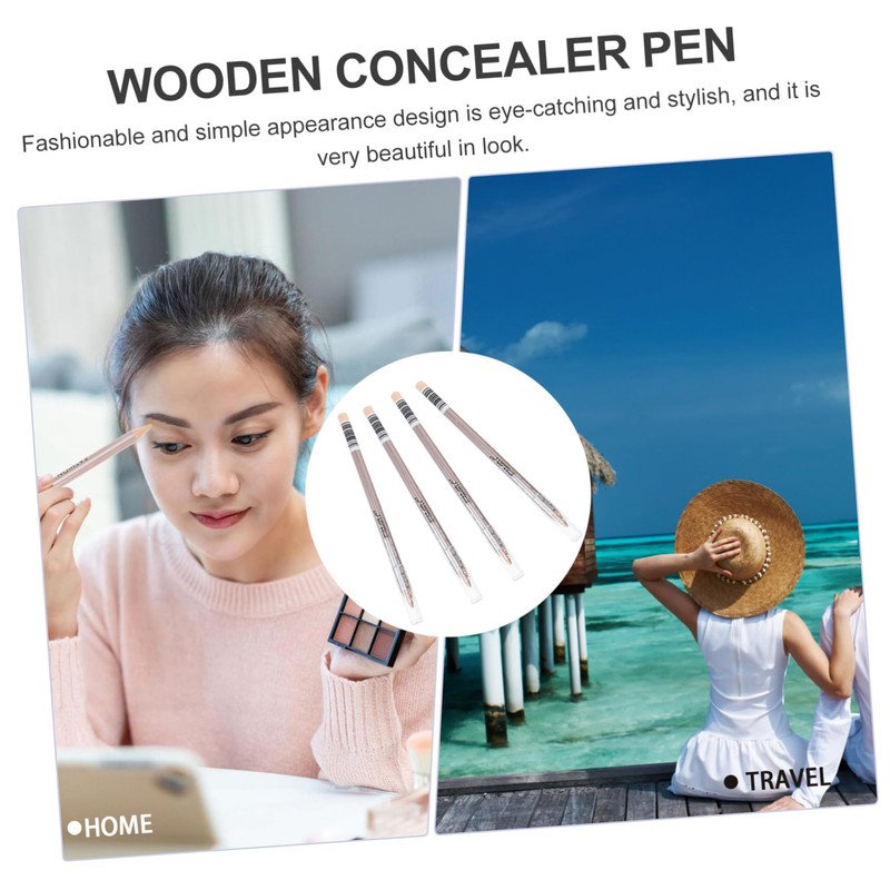 SOLUSTRE Concealer Pen 4 pcs Wood 16.00X0.80X0.80cm